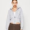 Karl Kani Corset Hoodie - Sweatjakke - Grey -Gant shop 700aa549405a46f080aeb28b4fe6af1d