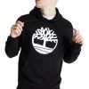 Timberland Hoodie - Black-White -Gant shop 7031b738efab40d08fa160d7ddb0f4f4
