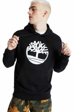 Timberland Hoodie - Black-White