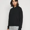Even&Odd Petite Hoodie - Black -Gant shop 707297ff577143da86fdaf31e68998a0