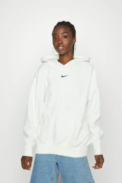 Nike Sportswear Hoodie- Hoodie - Sail/Black -Gant shop 70f6d2dcc4754113a891248c4a4de401 scaled