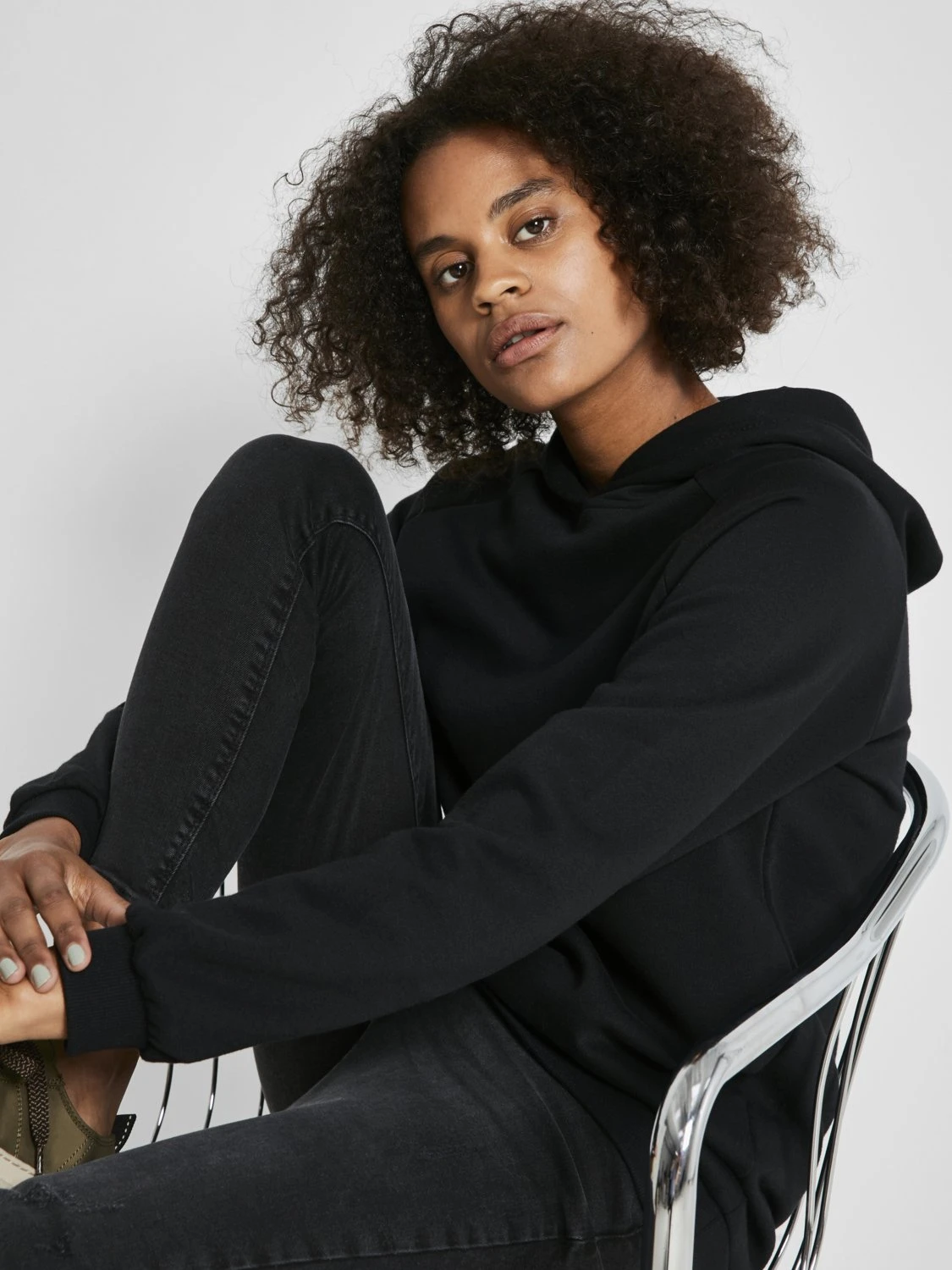 Noisy May Nmhelene Hood - Hoodie - Black 7 Noisy May Nmhelene Hood - Hoodie - Black - Bilde 5