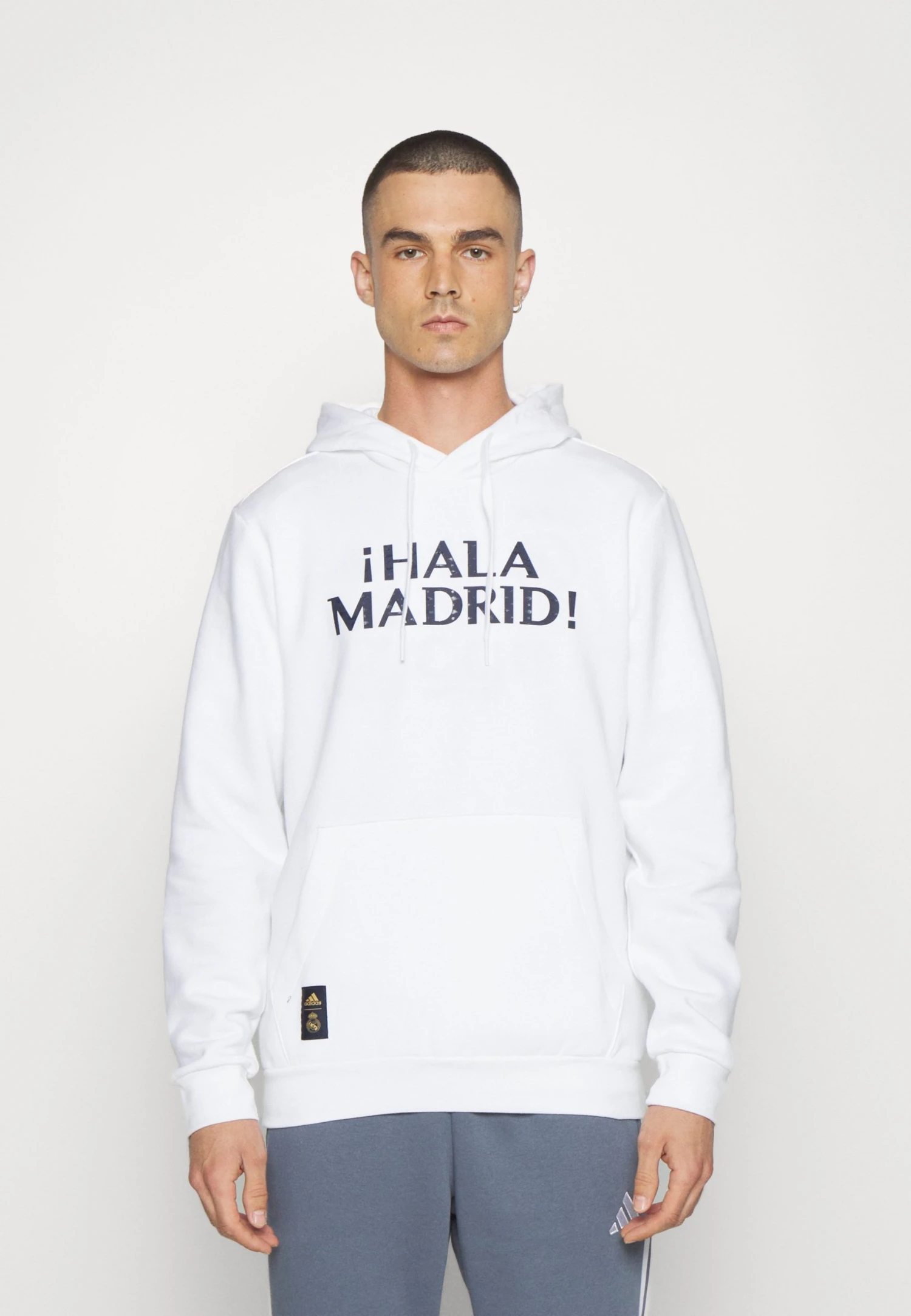 ADIDAS PERFORMANCE Real Madrid Dna Hoodie - Klubbklær - White 3 ADIDAS PERFORMANCE Real Madrid Dna Hoodie - Klubbklær - White