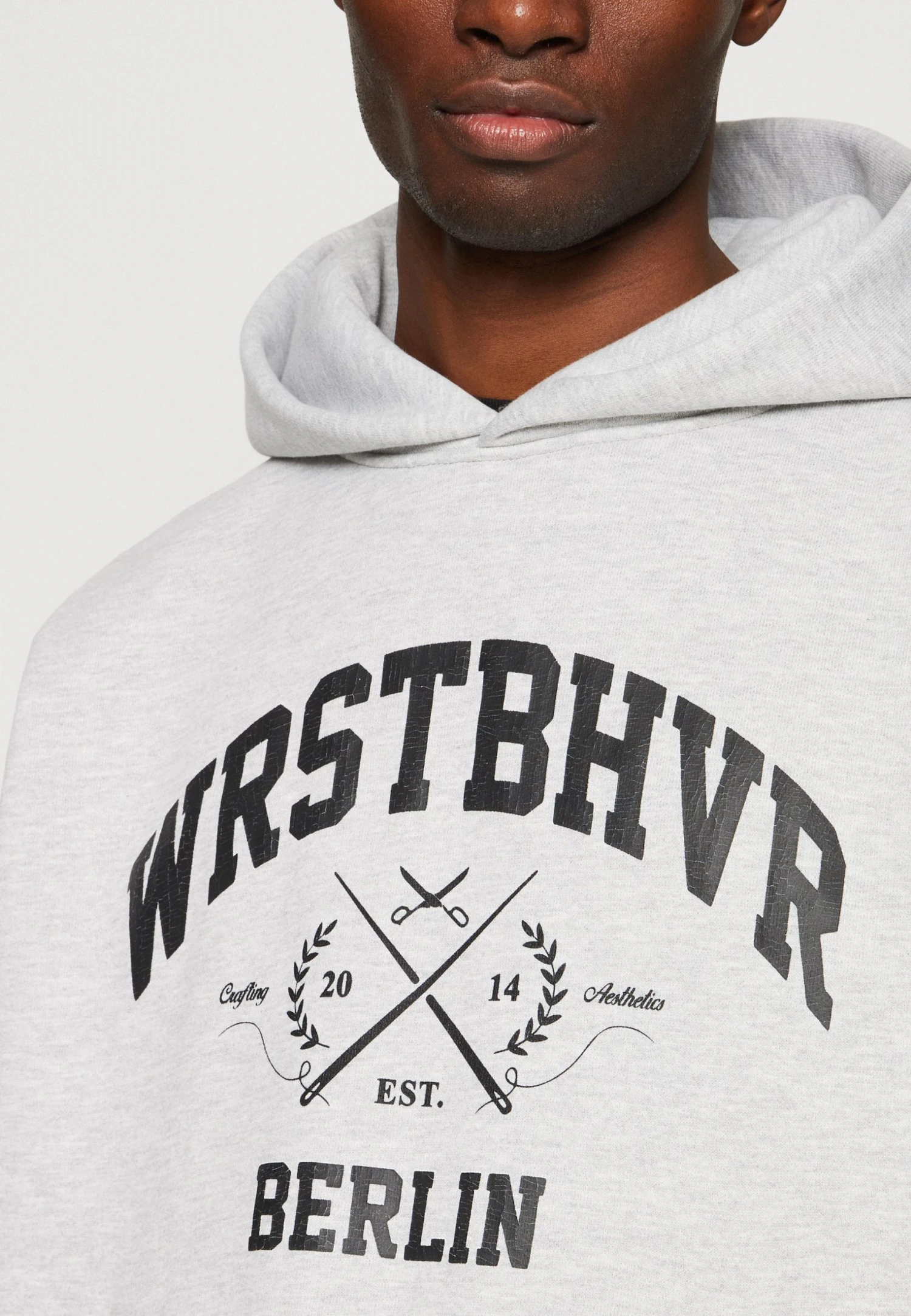 WRSTBHVR Tailr Hoodie Unisex - Sweatshirt - Iced Grey Melange 8 WRSTBHVR Tailr Hoodie Unisex - Sweatshirt - Iced Grey Melange - Bilde 6
