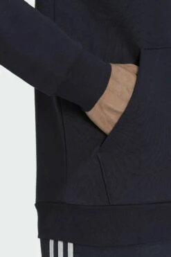 Adidas Sportswear Essentials - Hoodie - Blue -Gant shop 72f4736be7fd4c589e72afc32bd60090