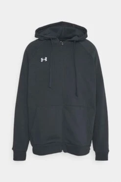 Under Armour Rival Hoodie - Sweatjakke - Black/White -Gant shop 73771b832ba54da683624940f410726c scaled