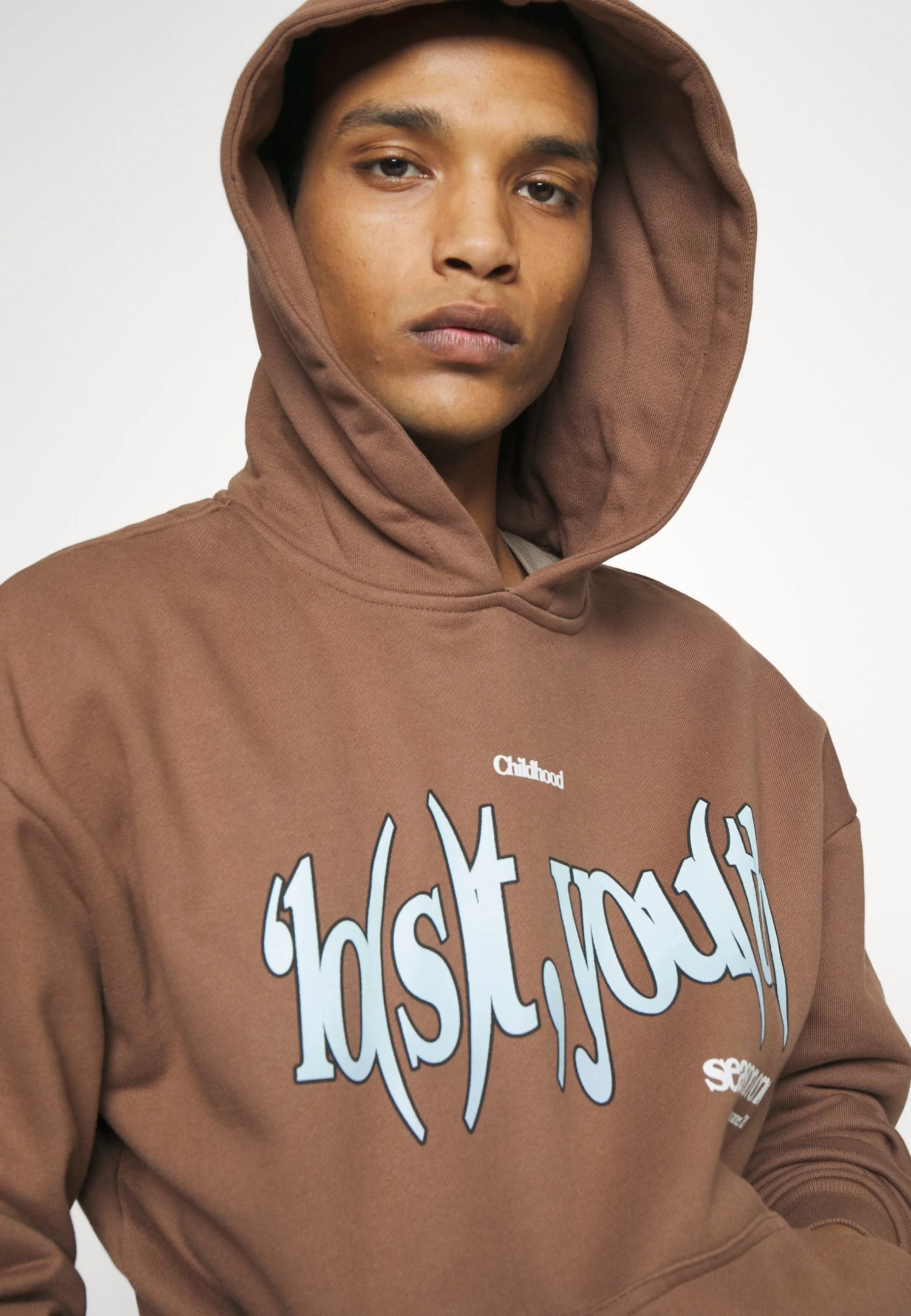Lost Youth Heavy Hoodie Icon Unisex - Sweatshirt - Bark 6 Lost Youth Heavy Hoodie Icon Unisex - Sweatshirt - Bark - Bilde 4