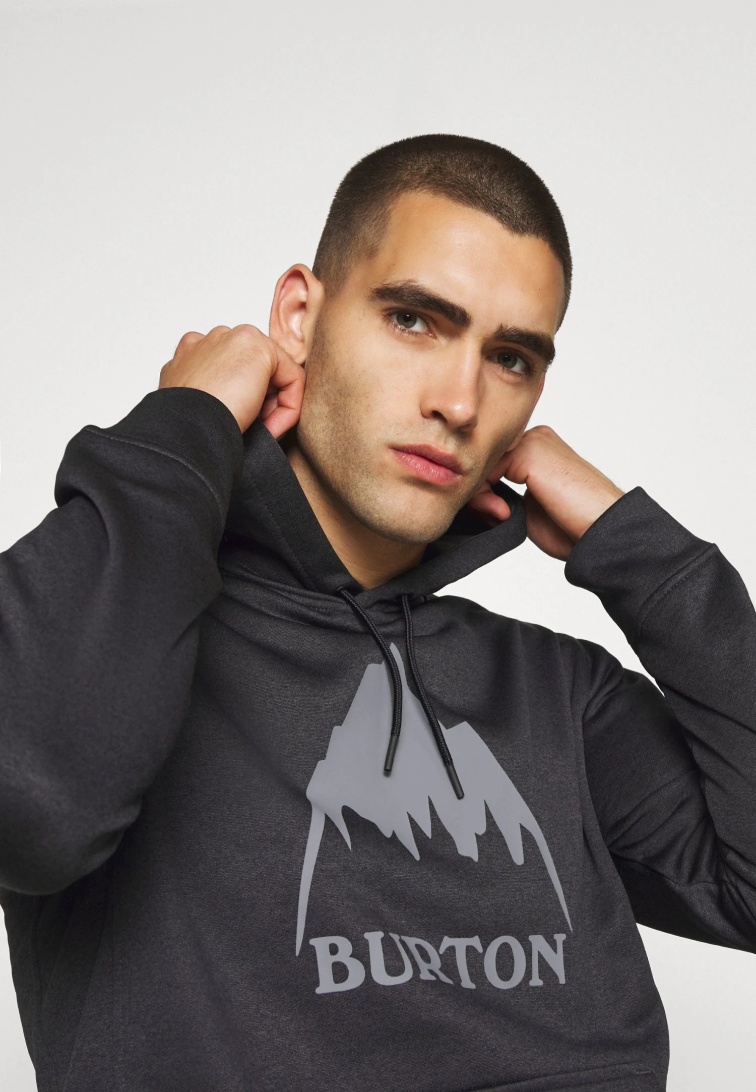 Burton Oak- Hoodie - True Black Heather 6 Burton Oak- Hoodie - True Black Heather - Bilde 4