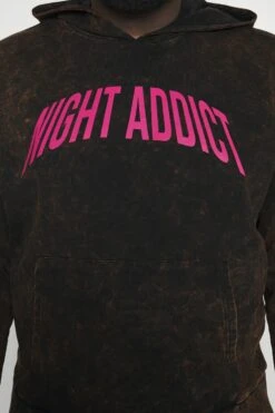 NIGHT ADDICT Unisex - Hoodie - Black -Gant shop 77087d2da190470fafee0690699f1a42 scaled