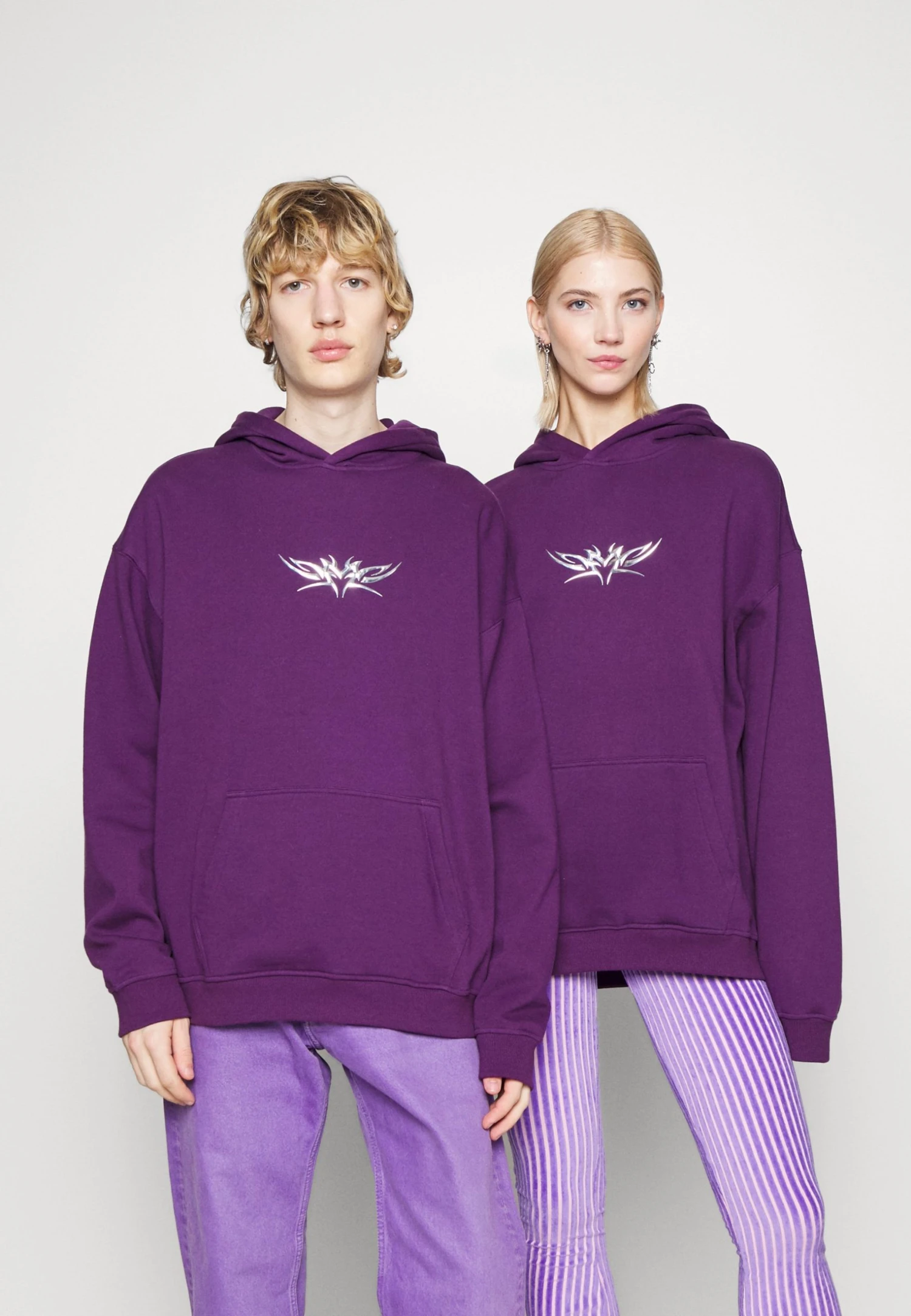 YOURTURN Unisex - Hoodie - Dark Purple 2 YOURTURN Unisex - Hoodie - Dark Purple