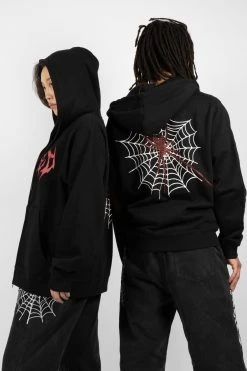 WASTED PARIS Hoodie Zip Widow Unisex - Sweatjakke - Black -Gant shop 7920d551252c4c48b7a22dfb5405047d scaled