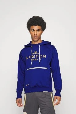 Nike Performance Chelsea London Standard Issue Hoodie - Hoodie - Rush Blue/Club Gold
