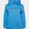 Tommy Hilfiger Curve Regular Hoodie - Hoodie - Hydrangea Blue -Gant shop 79c805884e374649b39a1b6ff84e6ddd