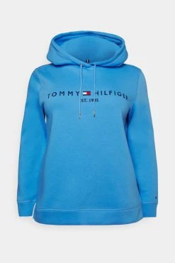 Tommy Hilfiger Curve Regular Hoodie - Hoodie - Hydrangea Blue