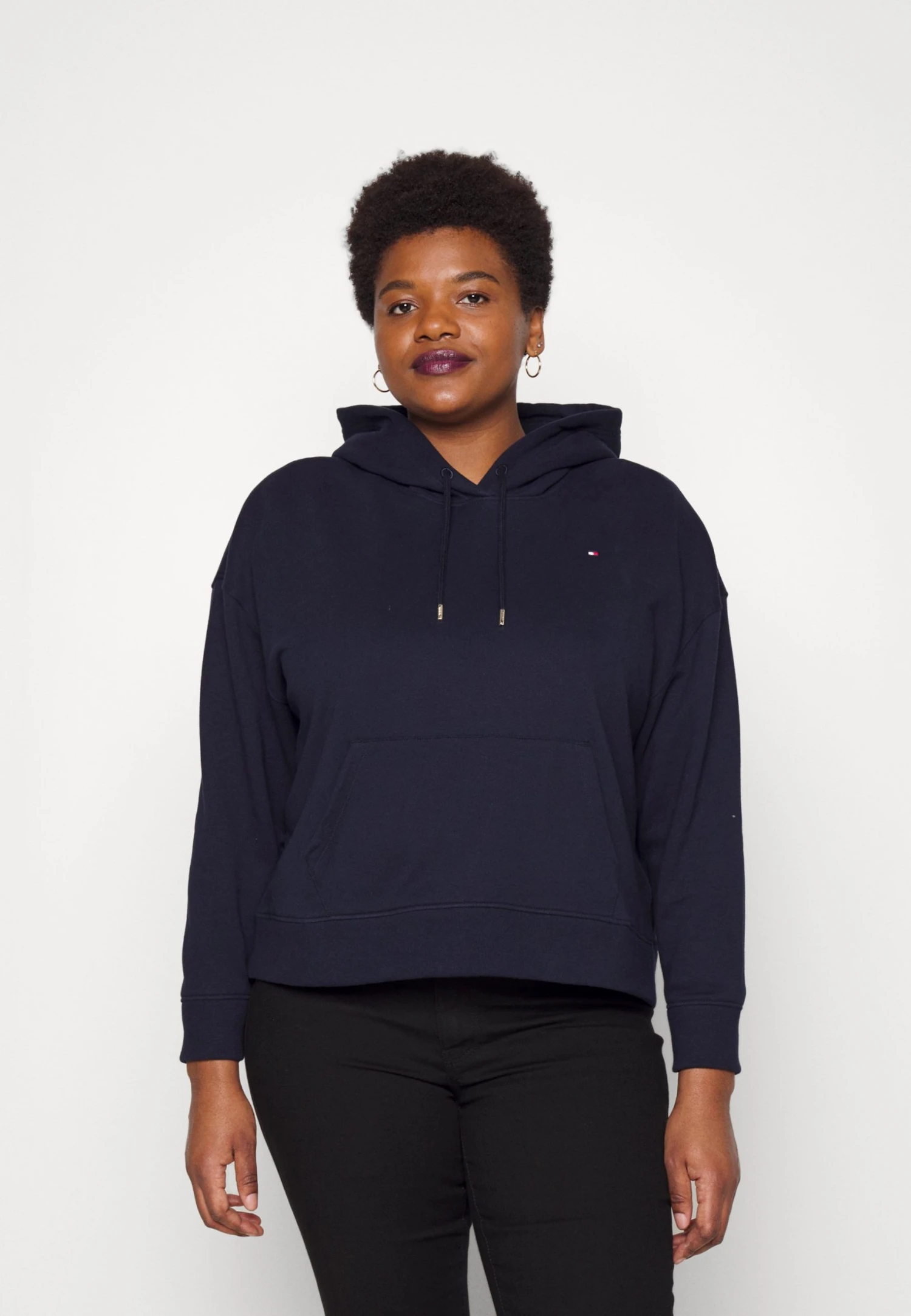 Tommy Hilfiger Curve Hoodie - Sweatshirt - Desert Sky 3 Tommy Hilfiger Curve Hoodie - Sweatshirt - Desert Sky