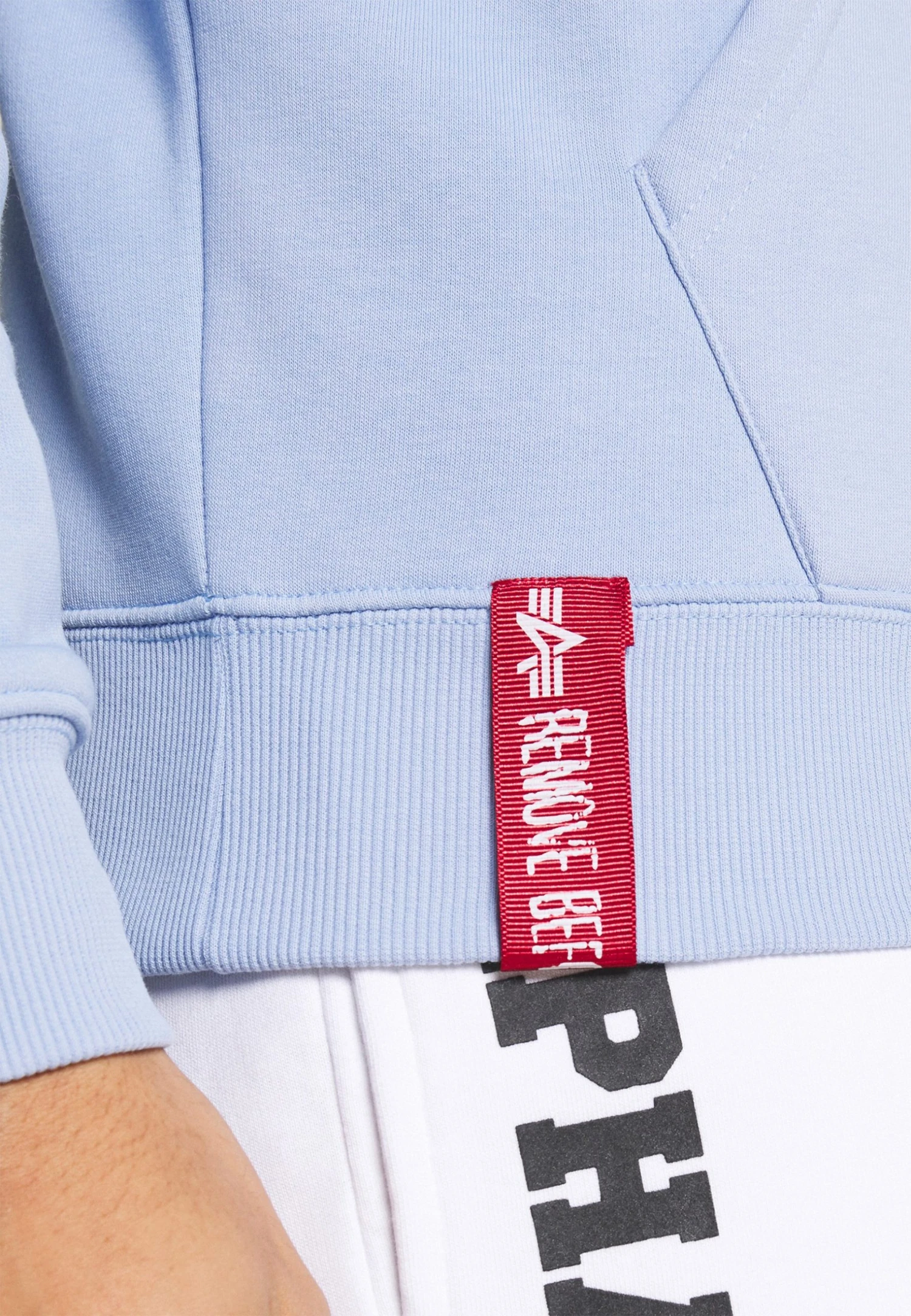 Alpha Industries Basic Hoody Small Logo - Hoodie - Light Blue 7 Alpha Industries Basic Hoody Small Logo - Hoodie - Light Blue - Bilde 5