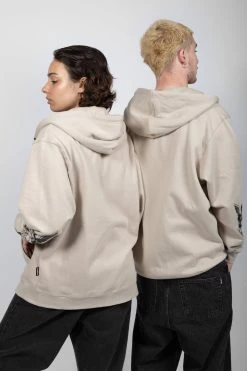 WASTED PARIS Hoodie Zip Halo Unisex - Sweatjakke - Sand -Gant shop 7bc05fac467b4ac5b56d37da5e0f065d scaled