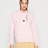 Converse Radiating Love Classic Fit Hoodie - Sweatshirt - Sunrise Pink -Gant shop 7bf8f95d482743aa846545dbc43d4c90