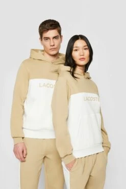 Lacoste Hoodie - Twig/Flour -Gant shop 7c86450711ed42108421fb9c9459e20b scaled