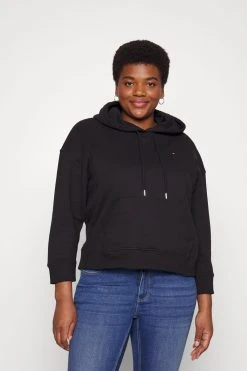 Tommy Hilfiger Curve Hoodie - Sweatshirt - Black