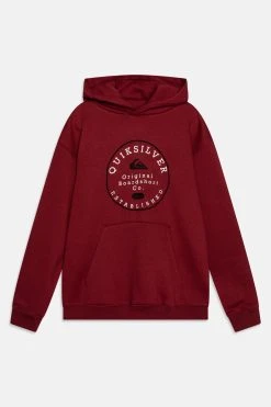 Quiksilver Graphic Hoodie Youth - Sweatshirt - Tibetan Red