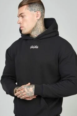 SikSilk Script - Hoodie - Black -Gant shop 80e37806b2614f7db42c913da19929e3 scaled