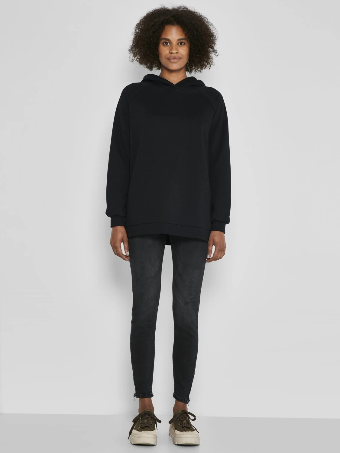 Noisy May Nmhelene Hood - Hoodie - Black 4 Noisy May Nmhelene Hood - Hoodie - Black - Bilde 2