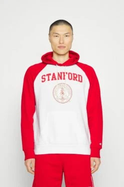 Champion Hooded - Hoodie - White/Red