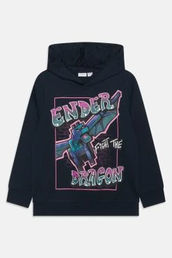 NAME IT Nkmjengo Minecraft - Hoodie - Dark Sapphire