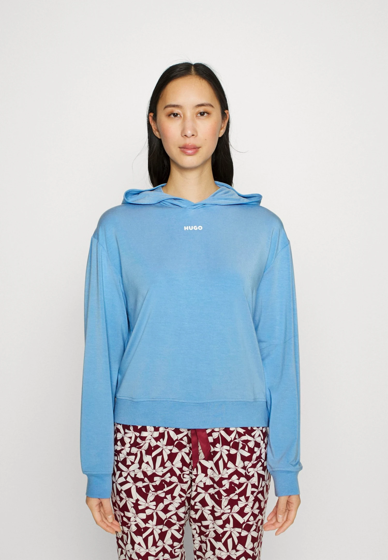 Hugo Shuffle Hoodie - Pyjamasoverdel - Light/Pastel Blue 3 Hugo Shuffle Hoodie - Pyjamasoverdel - Light/Pastel Blue