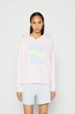 GAP Boyfriend Logo Hoodie - Sweatshirt - New Pink