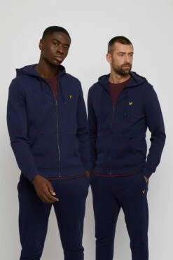 Lyle & Scott Zip Through Hoodie - Sweatjakke - Navy