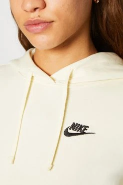 Nike Sportswear W Club Flc Std Po - Hoodie - Coconut Milk/Black -Gant shop 8321d9e9b65547a2a06009741b3445fa scaled