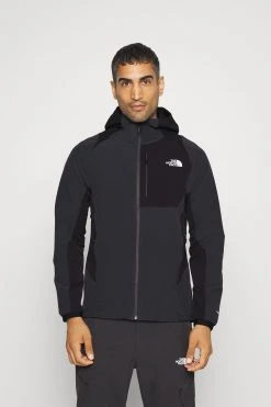 The North Face Hoodie - Softshelljakke - Asphalt Grey/Black