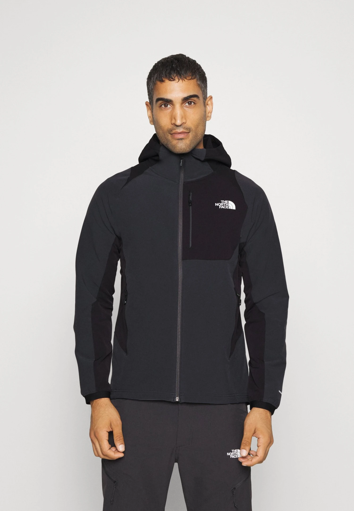 The North Face Hoodie - Softshelljakke - Asphalt Grey/Black 3 The North Face Hoodie - Softshelljakke - Asphalt Grey/Black