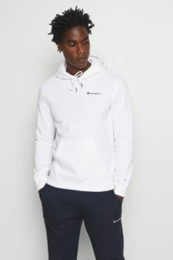 Champion Legacy Hooded - Hoodie - Wihte