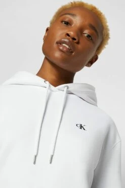 Calvin Klein Jeans Embroidery Hoodie - Hoodie - Bright White -Gant shop 83cfcfd26a534e91878c3ff976163469 scaled