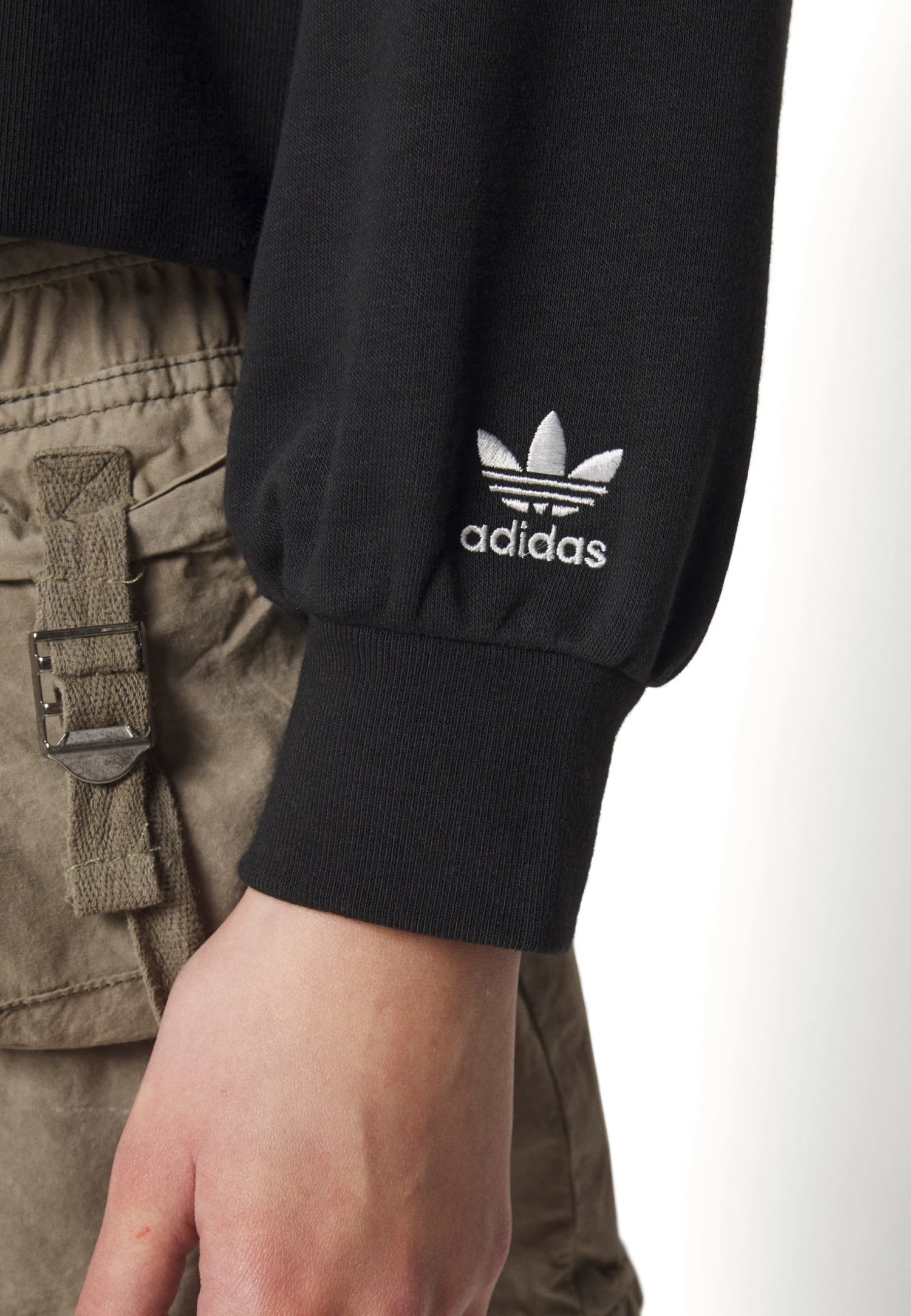 Adidas Originals Big Logo Hoodie 2 In 1 - Sweatshirt - Black 10 Adidas Originals Big Logo Hoodie 2 In 1 - Sweatshirt - Black - Bilde 8