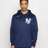 Nike Performance New York Yankees Wordmark Therma Performance- Hoodie - Midnight Navy -Gant shop 84b38e34e5a147c3b8d21b6b71cf560d