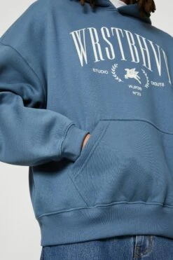 WRSTBHVR Axis Hoodie Unisex - Hoodie - China Blue -Gant shop 859c5eabc2bc4e7d95c9d252bdccd9c8 scaled
