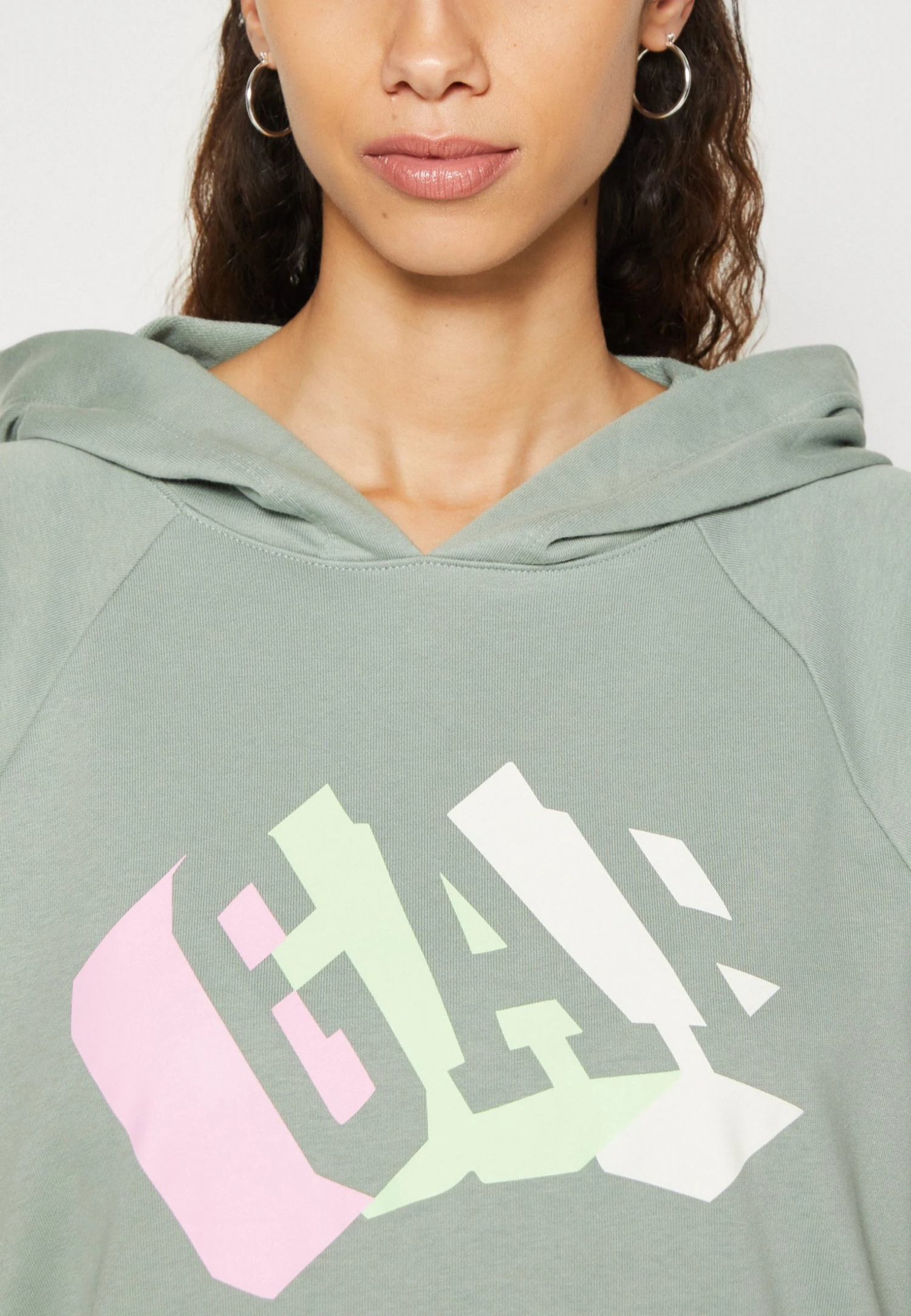 GAP Boyfriend Logo Hoodie - Sweatshirt - Sage 8 GAP Boyfriend Logo Hoodie - Sweatshirt - Sage - Bilde 6