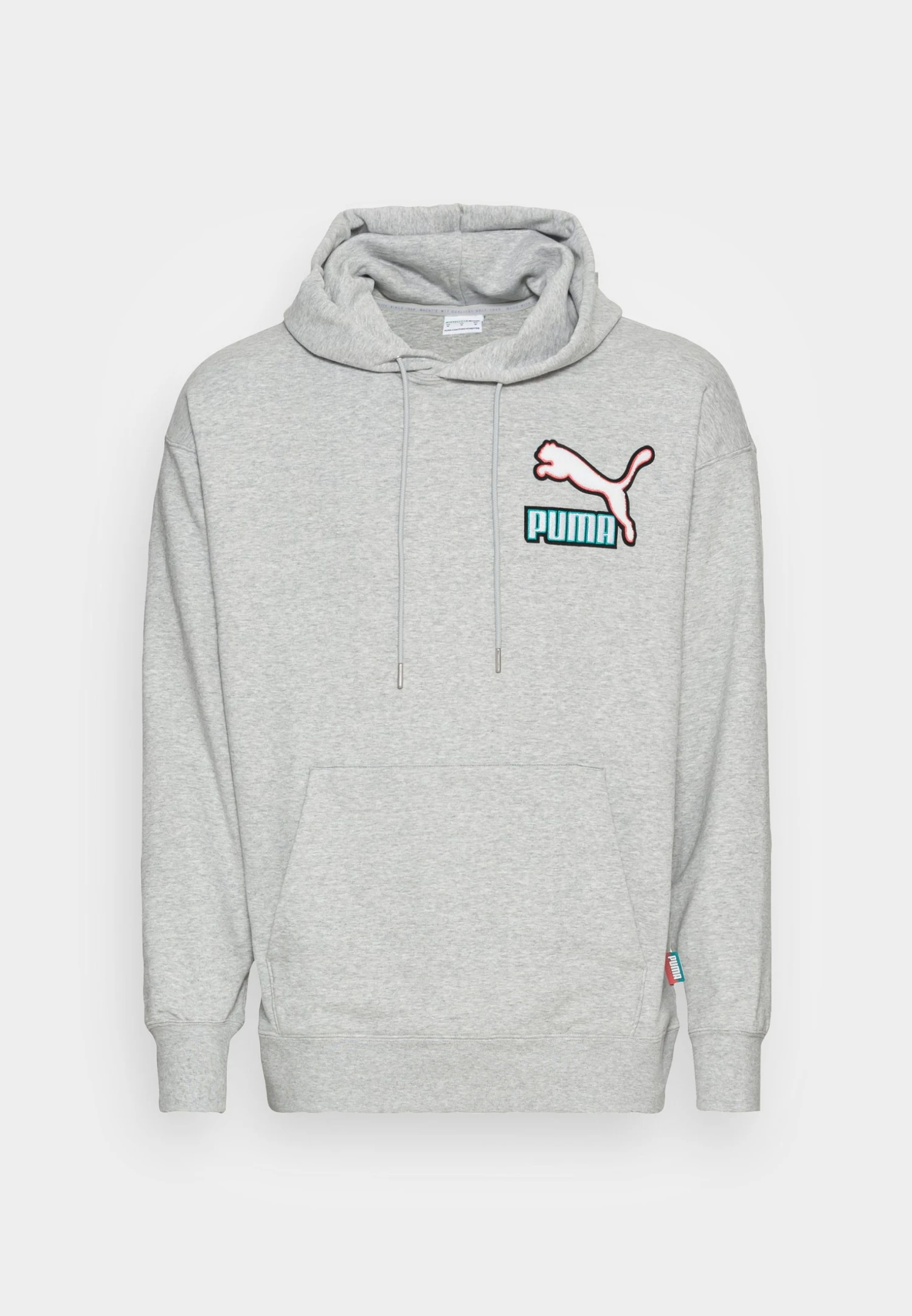 Puma Fandom Hoodie Unisex - Sweatshirt - Light Gray Heather 3 Puma Fandom Hoodie Unisex - Sweatshirt - Light Gray Heather