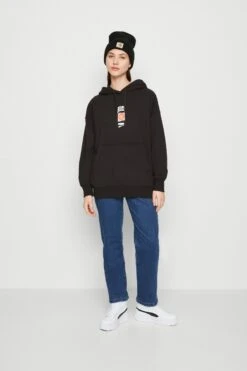 Alternative view of Puma Downtown Oversized Graphic - Hoodie - Black