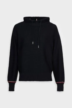 Tommy Hilfiger Global Hoodie Sweater - Strikkegenser - Desert Sky