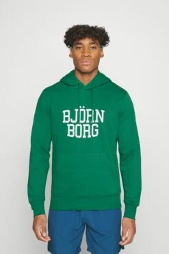 BJØRN BORG Essential Hoodie - Hoodie - Verdant Green