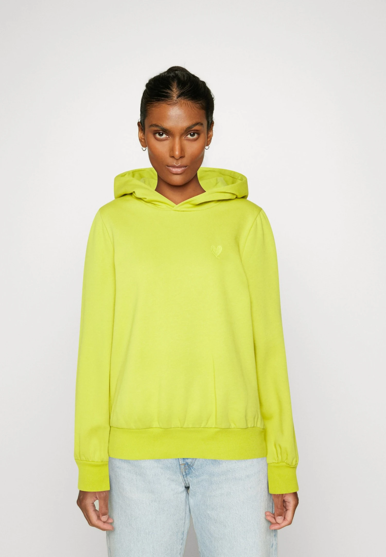 Kaffe Kasally Hoodie - Sweatshirt - Apple Green 3 Kaffe Kasally Hoodie - Sweatshirt - Apple Green