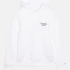 Calvin Klein Jeans Stack Logo Hoodie - Hoodie - Bright White -Gant shop 88a7de6efef944cc96b6b998990170e1