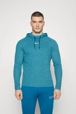 Nike Performance Academy Hoodie- Topper Langermet - Green Abyss/Pure/Summit White/White