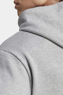 Adidas Sportswear Essentials French Big Logo- Hoodie - Medium Grey Heather -Gant shop 8a2a8346f64549cfa38f44c3f72a40c4