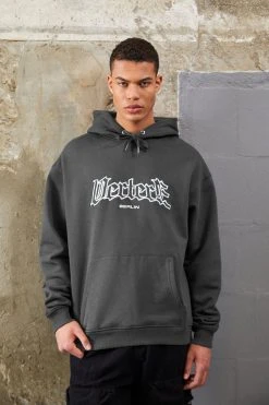 Vertere Berlin Glass Logo Hoodie Unisex - Sweatshirt - Anthracite